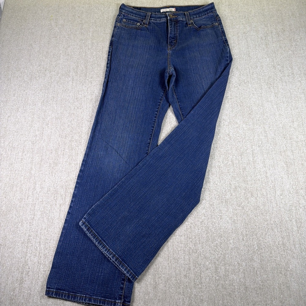 Levi's Jeans 512 Women Size 8 Med Perfectly Slimming Boot Cut Dark Wash
